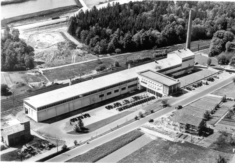 Gli ex padiglioni di montaggio auto, oggi edificio principale di AMAG Schinznach-Bad